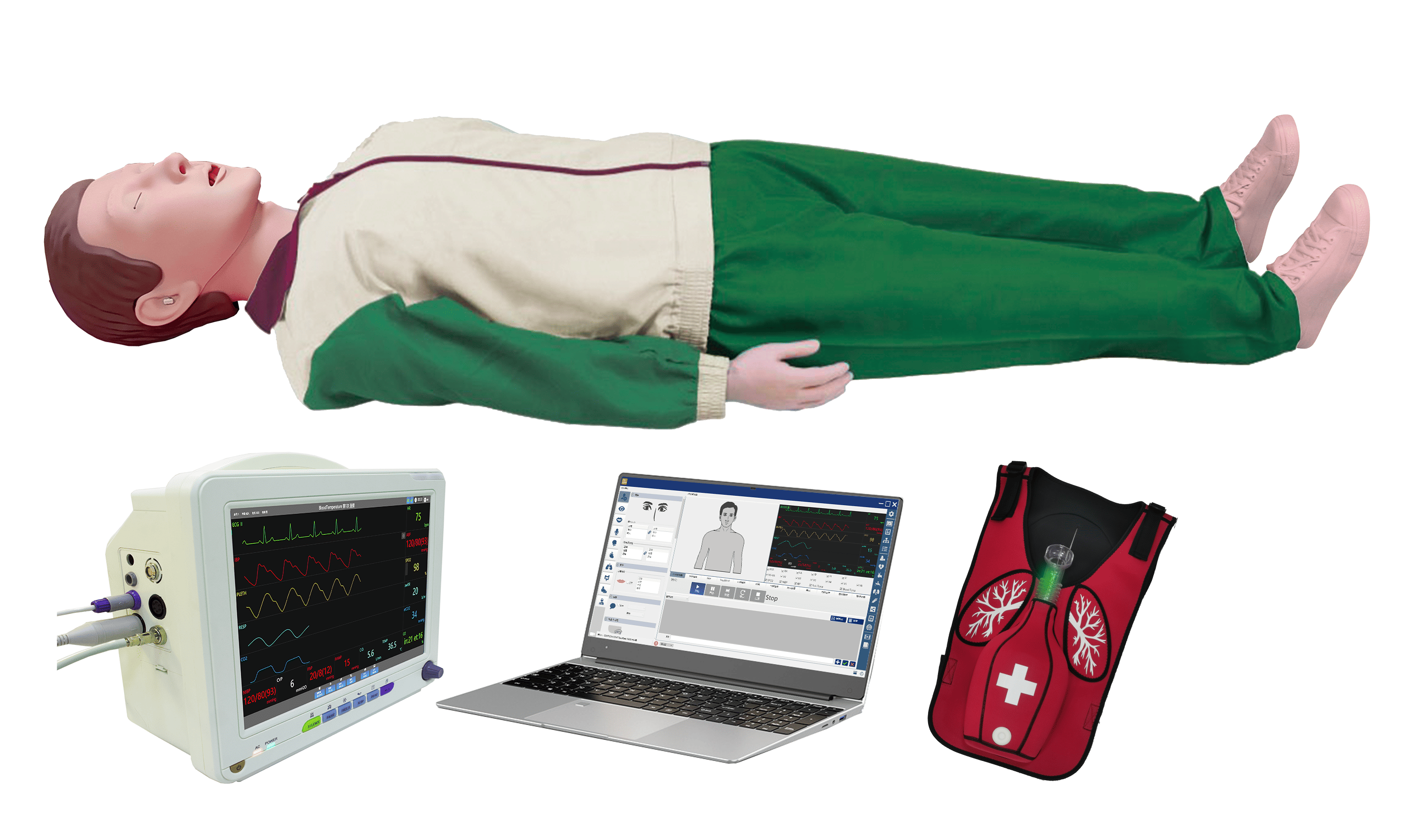 MJ100C  高级智能急救综合模拟人